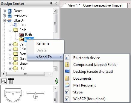 2 Interface 85 Move Copy You can move the most of the elements in the Design center (folders, object libraries, user objects, materials, etc.