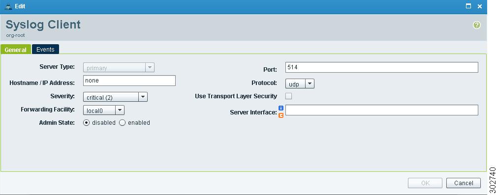 Figure 20 Syslog Client Dialog Box Enabling Global Policy-Engine Logging To enable global policy-engine logging: