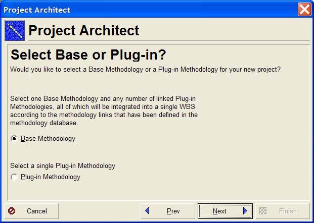 Manager to a Project Using the Project Architect 1.