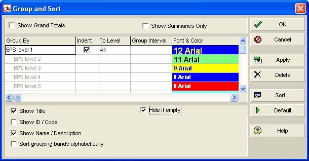 Grouping Data Grouping data is a flexible way to organize it into categories that share common criteria. Grouping is available in all the windows throughout the application.