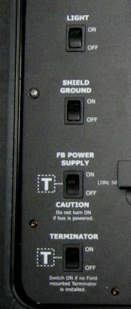 FBT-9, F809F, and FBT-6 Switches These three switches enable power to the FBT-9, F809F, and FBT-6 respectively.