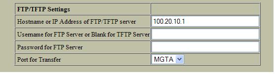section. Select a port for the file transfer (optional).