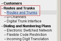 1.7. Configuring Route and Trunks This section explains the configuration of the SIP route and trunks which