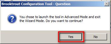 Click the Advanced Mode button in this window. 6.