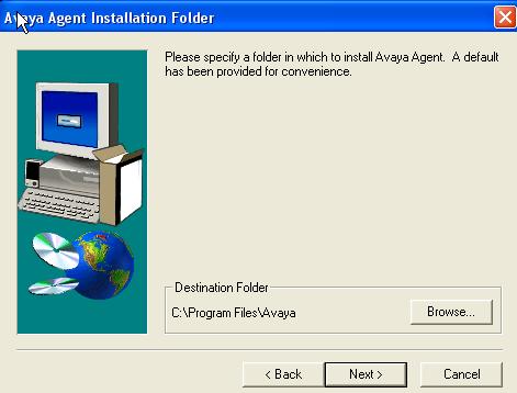 Select the folder to install