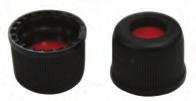 8 mm Caps and Seals Caps have open hole design; 8-425 threads Available individually or pre-stuffed with seals to save time and effort Pierceable screw caps are for single-time use.