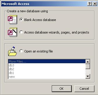 Query FASPAC Data Using Access - 1 Create new database