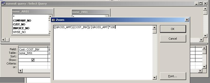 Query FASPAC Data Using Access - 17 Right Click in an empty