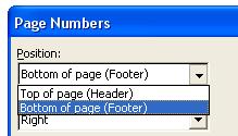 Once saved this field will change to reflect changes in either the filename or the storage location of the file. 3.3.3.6 Apply automatic page numbering to a document. What is Page Numbering?