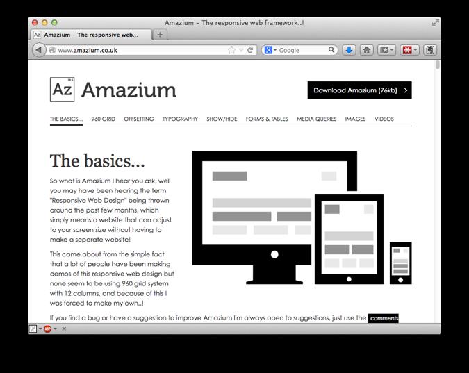 Responsive Design Changing layout to adapt /