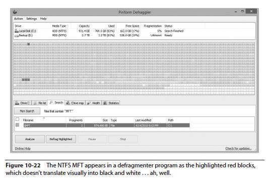 NTFS utilizes an enhanced file allocation