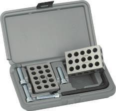67 V-Block Set 2 each @: Dimensions: 1-1/2" L x 1-1/4" W x 1-1/4" H Work capacity: Approximately