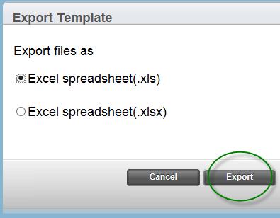 Follow the steps for the Export Grades wizard Select the export file type and select the Export button Open the file in the default