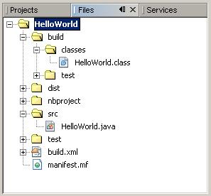 IDE Windows Files Window NetBeans IDE 6.
