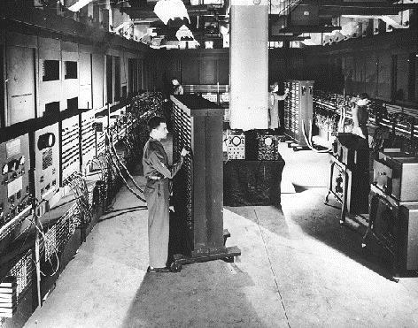 The first electronic computer ENIAC-1946