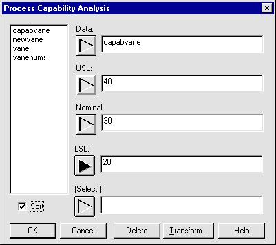 Your next step is to use the Process Capability Analysis to determine the capability of the process; for example, does the process meet the specifications?