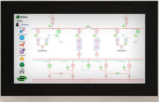 CONTROL COMMAND & LOCAL SCADA The solution provided by Sécheron for local control and monitoring of traction substations is a significant step in supporting operations and maintenance of the power