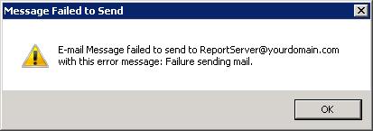 Chapter 5 Post-Installation Steps for VersaReports ReportServer Password, and then click the Test Mail Server Settings button. A dialog box will display if the e-mail was sent successfully.