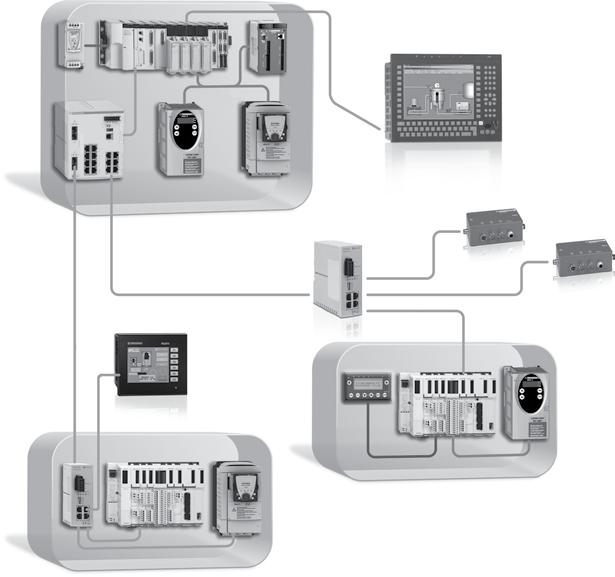Wiring system Modicon M0 Ethernet network Infrastructure Introduction Schneider Electric offers copper and fiber optic cables for connecting IP 0 and IP Ethernet devices.