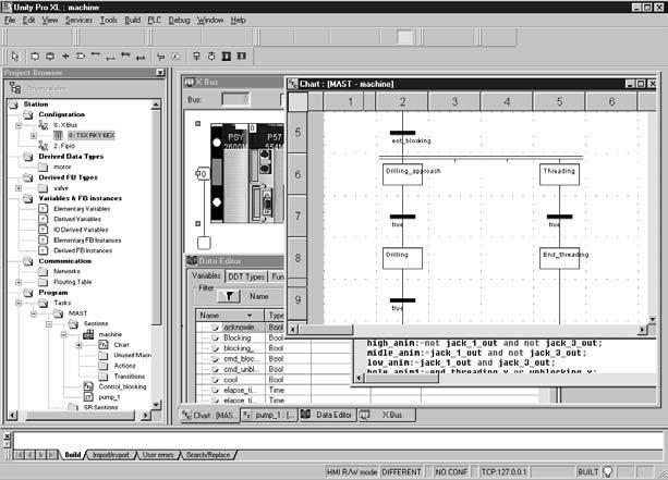 Introduction Modicon M0 Unity Pro software Small / Medium / Large / Extra Large / XLS User interface Unity Pro s welcome screen provides access to available tools in a user-friendly format that has