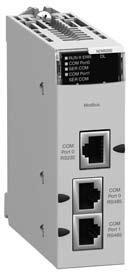 Description Modicon M0 Modbus and Character mode serial links Description Processors with integrated serial link BMXP000/000/00/00 processors integrate a serial link that can be used with either the