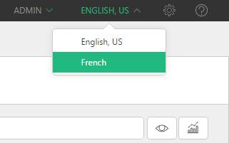8.2 Switch between languages The tree structures will be identical in different localized versions to start with.