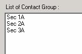 2.2.1 Add new contact group To add a new contact group, Step 1: Click on button to clear contact group information area. Step 2: Enter contact group information into respective fields.