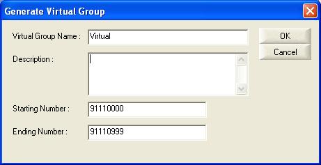 2.4 Generate Virtual Group You can generate mobile phone number in group of 1000 contacts for sending mass SMS.