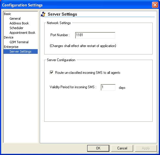 14.3 Enterprise Settings 14.3.1 Server Settings The Enterprise Settings are only available in MoCo Enterprise Edition.