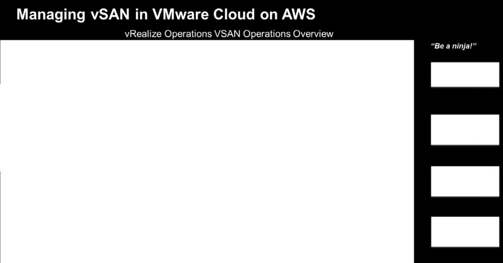 visibility across SDDC components, including vsan, and VMware Cloud on AWS Speed troubleshooting with correlated logs and