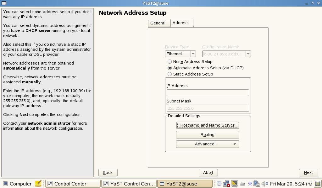 Step 6: Press Hostname and Name Server button then you would be prompted by a message.
