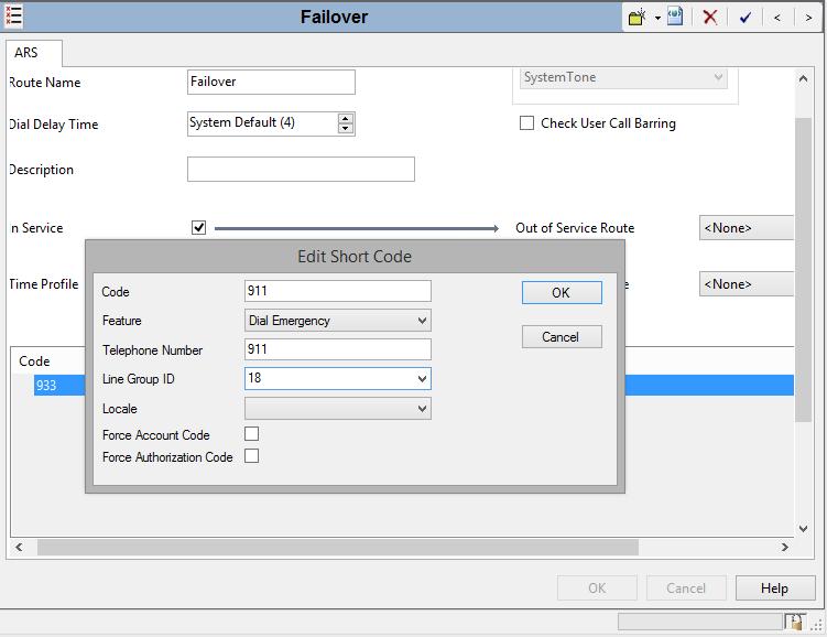 5.4. Administer ARS Routing for 911 Calls Before configuring the primary route, create a failover route. From the configuration tree on the left pane, right-click on ARS and select New.