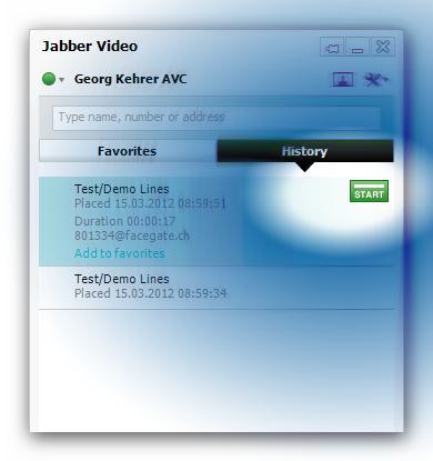 Make your first Jabber Video call Test your camera To verify