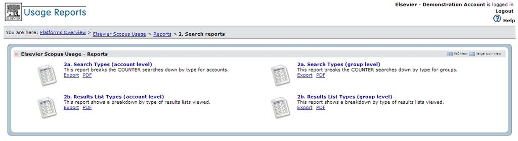 done on www.scopus.com, the amount of active users, the amount of abstracts viewed etcetera. This folder contains the COUNTER compliant report. 2.