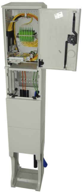 OUTDOOR FTTH CABINETS Basic information MSPzXEC Distribution cabinets MSPzXEC series are manufactured based on casings made of reinforced polyester with extreme resistance to weather conditions.