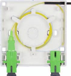 Wall Outlet FTTH-001 Description: Wall outlet FTTH-001 is designed for use