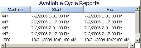 To Automatically inspect the Database for new cycle reports that match your filter criteria when the Next countdown timer reaches 0.