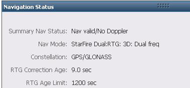 LAND-PAK Quick-Start Guide Dual:GNSS, indicates that the receiver is navigating in the new StarFire format which supports GLONASS, accurate to <5cm.