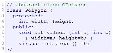 34 Classes abstract base class cannot be used to declare can be