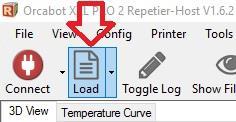 6.1. Orcabot Repetier Host (object placement) To print an object first a G-code must be created.
