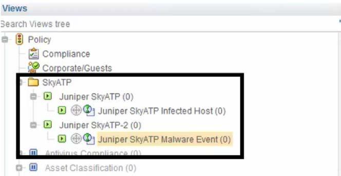 14. The configuration details about the Infected Host policy can be seen