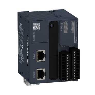 Product data sheet Characteristics TM221M16R controller M221 16 IO relay Complementary Main Discrete I/O number 16 Number of I/O expansion module Supply voltage limits Inrush current Power
