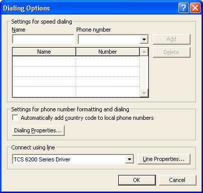 The steps in this section set up Outlook to use the Tone Commander driver for call dialing. Outlook Driver Selection 1. Open Outlook.