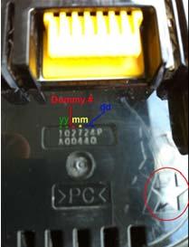 September, 2 = dummy number (means nothing), 08 = 2008 *The letters at the end of the five digit date code have no bearing on the date code 6 digit code (18v Lithium Ion) (see below picture on right)