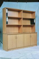 Bookcase - 4 Adjustable Shelves 1800H x 900W x 300D $439 MB12 Hutch - Centre Division, 4 Adjustable