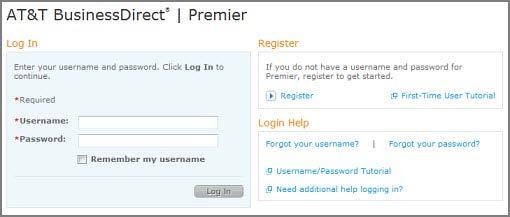 Log In to Premier After you've registered and logged in to your Premier account the first time, you can access the Customer Portal.