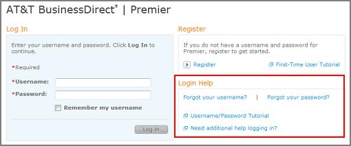 To recover your username, under Login Help, click Forgot your username? o A Customer Type page appears. Select your user type, click Continue, and follow the instructions to recover your username.