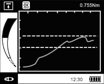 1. LCD SCREEN STANDARD VIEW Test Mode Icons: Track: Real Time, live measuring mode Peak: Reading will not change until a higher value is measured Preset: Set the upper & lower limit for GO/NG testing