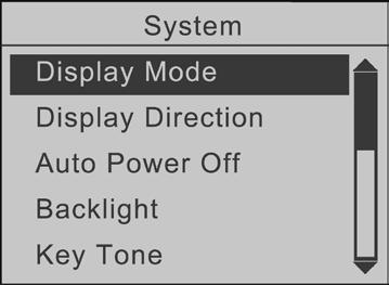 Press LOG to cancel; touch MENU to confirm. (Figure 4-4d) Figure 4-5d 4.5.3 Auto Power Off To maximize battery life, the power can be set to shutdown after non-use. The time can be set in this menu.