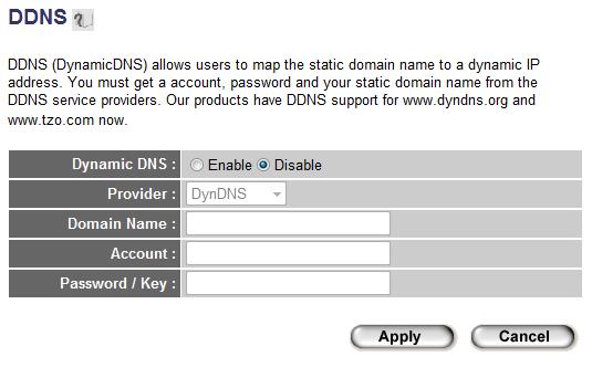 3 2 8 DDNS DDNS (Dynamic DNS) is an IP to Hostname mapping service for those Internet users who don t have a static (fixed) IP address.